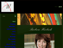 Tablet Screenshot of barbaraharbach.com